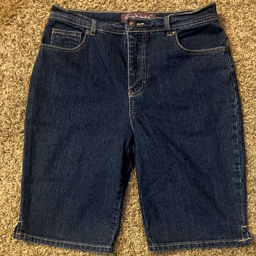 Gloria Vanderbilt Amanda Indigo Denim Shorts